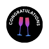 Celebration Cheers Sticker by 2TON Agency