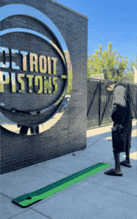 Nba Golf GIF by Detroit Pistons