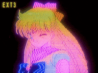 Polygon1993 glitch 90s 80s vhs GIF