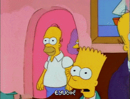 Disgusted Season 3 GIF by The Simpsons