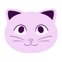 Anyanya99 cat kawaii pastel cutecat Sticker