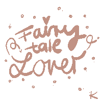Fairy Tale Typography Sticker