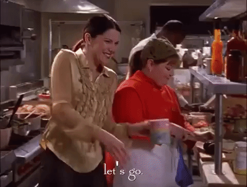 excited season 2 GIF by Gilmore Girls 