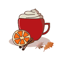 alicepiter fall autumn cozy latte Sticker