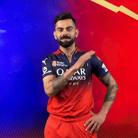 Happy Virat Kohli GIF by Royal Challengers Bengaluru