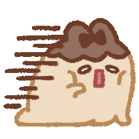 Tired Bunny Sticker