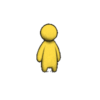topiaio art yellow chill relax Sticker