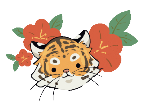 New Years Cat Sticker