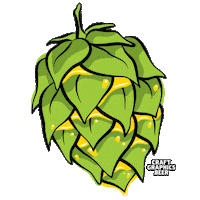 Beer Hop Sticker by Craft Graphics