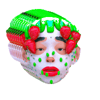 Hungry Face Sticker by Anne Horel