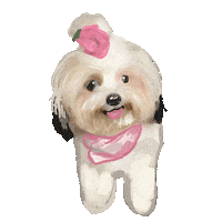 Happy Puppy Love Sticker