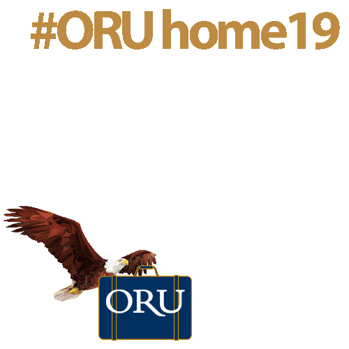 golden eagles oru Sticker by Oral Roberts University