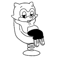 lotteworld 행복 너구리 재미 여유 Sticker