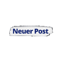 Neu Neuerpost Sticker by erding