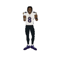 Swerve Baltimore Ravens Sticker by SportsManias