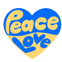 Peace Love Sticker