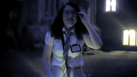 momo_obrien giphyupload witch nerd mystery GIF