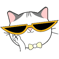 peachywe cat gato bitchplease gerente Sticker