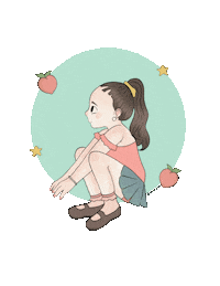 Techiaasd girl kawaii texia techiaasd Sticker