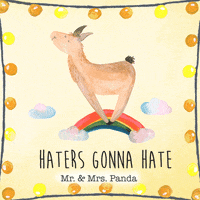 Haters Hobby GIF by Mr. & Mrs. Panda