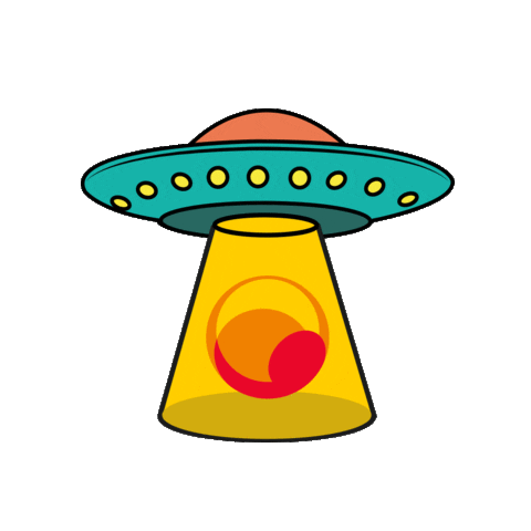 Ufo Sticker by UOL