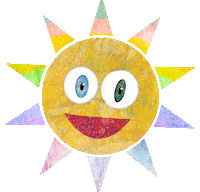 Happy Sun Sticker by LisetteArt