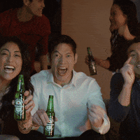 Heineken happy football party yes GIF