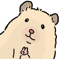 V Hamster Sticker