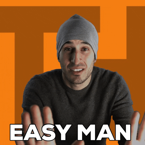 Easy Man Calm Down GIF by TheFactory.video