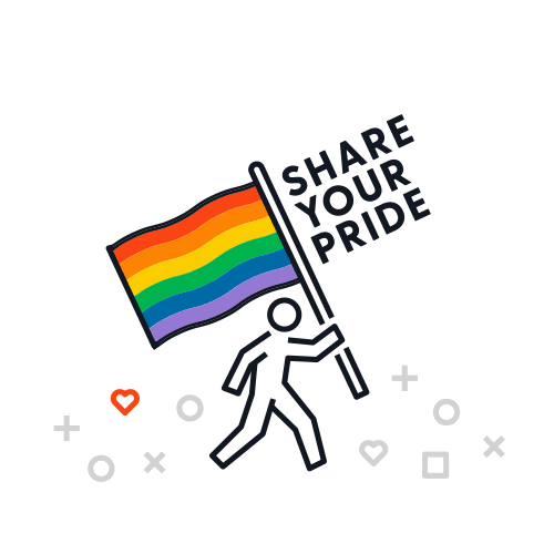 PrideCandle giphyupload gay pride lgbt Sticker
