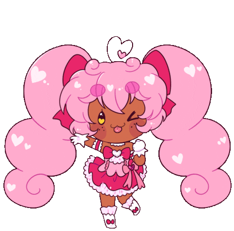 Dancing chibi girl