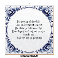 Nl Gezelligheid Sticker by Tegelspreuken.nl