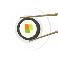 Fish Sushi Sticker by Seven Seas Heraklion Rethymno
