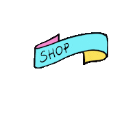 martafofiart pink yellow shop shop now Sticker