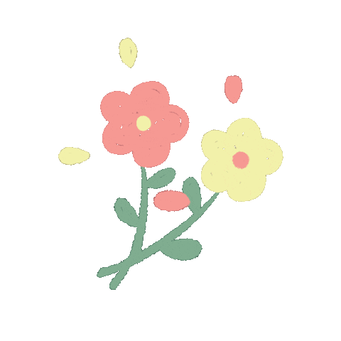 Flower 꽃 Sticker