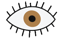 thebigbrowneyes fashion eyes eyelash brown eyes Sticker