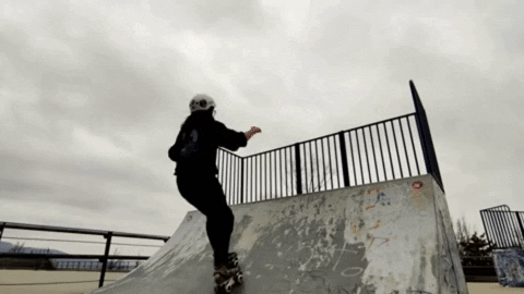 ChicksInBowls giphygifmaker rollerskate rollerskating cibcrew GIF
