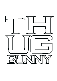 Thugbunny Sticker by SWD