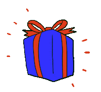 Santa Gift Sticker