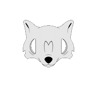 Moimoimoi_studio cartoon design vintage fox Sticker