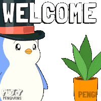 Good Morning Hello Sticker by Pudgy Penguins