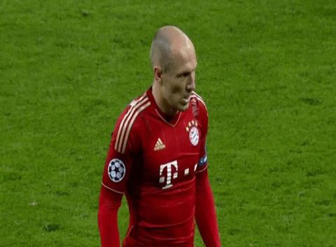 nervous arjen robben GIF by FC Bayern Munich