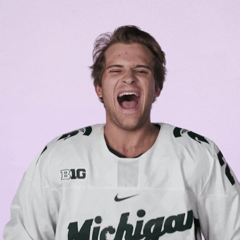 Lets Go Yes GIF by Michigan State Athletics