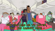 #travel #taser GIF by BoJack Horseman