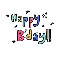 Celebrating Happy Birthday Sticker