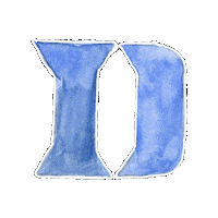 Duke University Sticker by Rebecca Powell