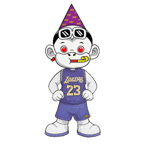La Lakers Victory Dance Sticker by Zhot Shop