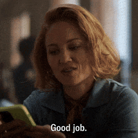 Erika Christensen Good Job GIF by ABC Network