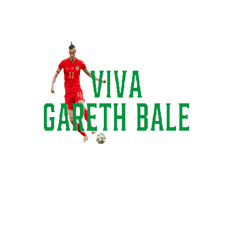 Gareth Bale Football Sticker by FA Wales