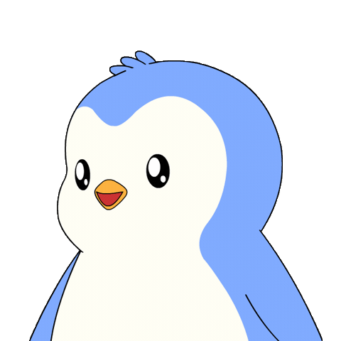 Lets Go Wow Sticker by Pudgy Penguins